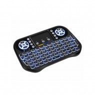 Rebel KOM0973 Black USB 2.4GHz Wireless Touchpad Keyboard