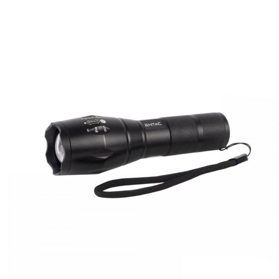 Lanterna Entac Efl-Zoom-Alu-Xhp Preto 10w 400lm Zoom Com Suporte Para Bicicleta Lanterna Entac Efl-Zoom-Alu-Xhp Preto 10w 400lm Zoom Com Suporte Para Bicicleta