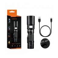 Superfire X60-T Black 36W 2200lm Zoom Rechargeable Flashlight