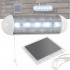 Luz LED De 5 LED Con Panel Solar Y Batería
