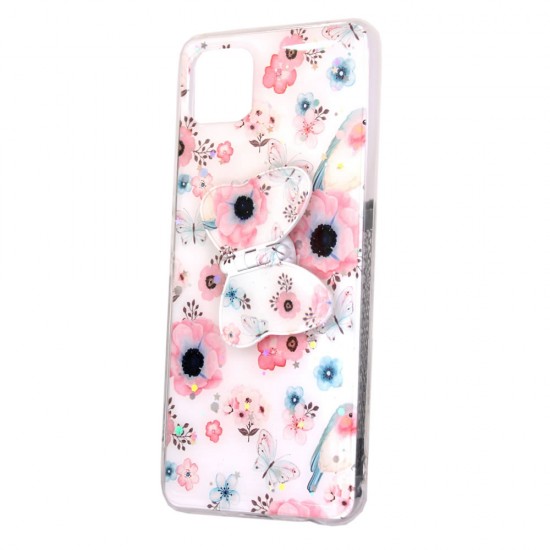 Cover Silicone Bling Glitter For Samsung Galaxy A22 5g Butterfly Design Flowers,possaro