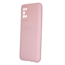 Silicone Gel Case Samsung Galaxy A02s Camera Protector Light Pink