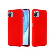 Capa De Silicone Xiaomi Mi 11 Rojo Rebusta