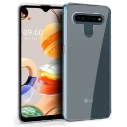 Silicone Cover Case Lg K41s / K51s Transparente