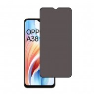 Protector De Pantalla De Cristal Templado Anti-Spy Oppo A18/A38 6.56" Negro Privacy