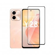 Protector De Pantalla De Cristal Templado 5D Completo Vivo Y28 4G 6.68" Negro