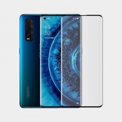 Pelicula De Vidro 5d Completa Curvado Oppo Find X2 6.7" Negro