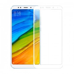 Screen Glass Protector 5d Xiaomi Redmi 5 Plus White