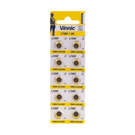 Pila Vinnic L726F AG2 1.5V (1un) Pila Vinnic L726F AG2 1.5V (1un)