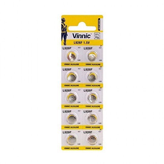 Pila Vinnic L926F AG7 1.5V (1un) Pila Vinnic L926F AG7 1.5V (1un)