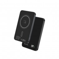 Power Bank Blavec Bj02 Preto 5000mah 22.5w Wireless Magnético
