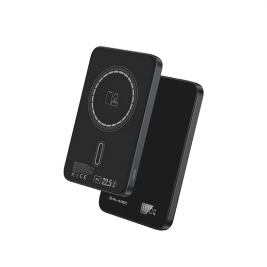 Power Bank Blavec Bj02 Preto 5000mah 22.5w Wireless Magnético Power Bank Blavec Bj02 Preto 5000mah 22.5w Wireless Magnético