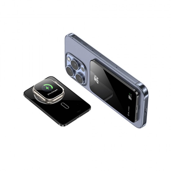 Power Bank Blavec Bj02 Preto 5000mah 22.5w Wireless Magnético Power Bank Blavec Bj02 Preto 5000mah 22.5w Wireless Magnético