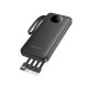 Power Bank Borofone Bj53 Preto 10000mah 2 Input E Cabos Usb/Usb-C/Lightning/Micro Power Bank Borofone Bj53 Preto 10000mah 2 Input E Cabos Usb/Usb-C/Lightning/Micro