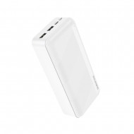 Borofone BJ27B White 30000mAh 2 Input Micro And Type-C/2 USB Output Power Bank