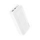 Power Bank Borofone Bj27b Branco 30000mah 2 Input Micro E Type-C/2 Usb Output