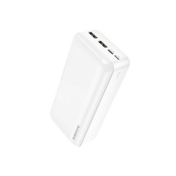 Power Bank Borofone BJ27B Blanco 30000mAh 2 Input Micro Y Type-C/2 USB Output