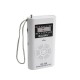 Rádio Fm/Am Baijiali Kk206 Branco Rádio Fm/Am Baijiali Kk206 Branco