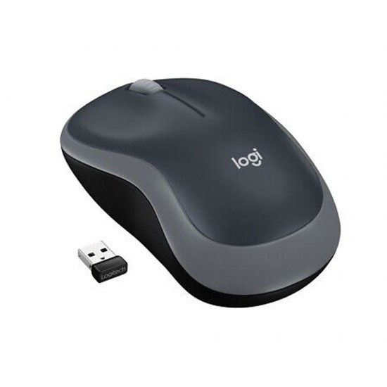 Ratón Inalámbrico Logitech M185 Gris 2.4GHz Con Mini Receptor USB