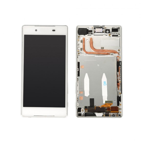 Touch+Display With Frame Sony Xperia Z5/E6653 5.2" White