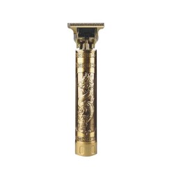 Máquina De Cabelo New Science Sd-006 Dourado Profissional Recarregável