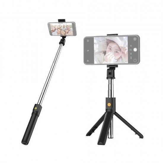 Selfie Stick New Science K07 Negro Con Tripé Selfie Stick New Science K07 Negro Con Tripé
