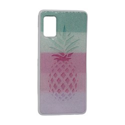 Cover Silicone Hard Com Design Samsung Galaxy A41 Pineapple