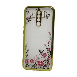 Capa With Flower Design Xiaomi Redmi 9 Gold