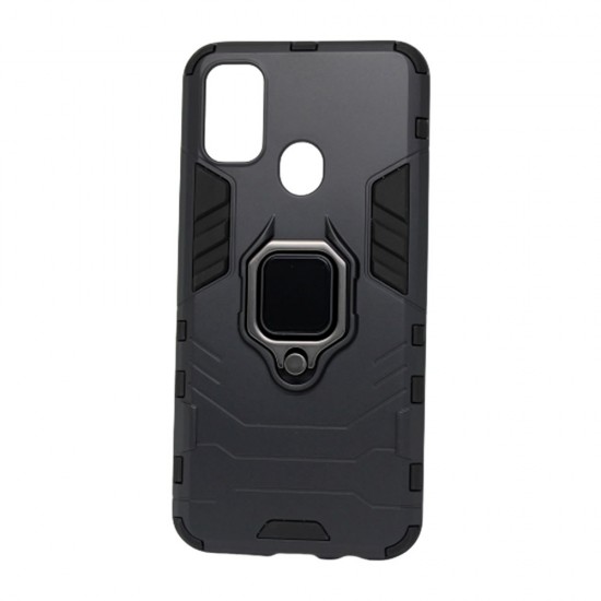 Tpu Silicone Case With Magnetic Finger Ring Huawei Y5p Black Armor