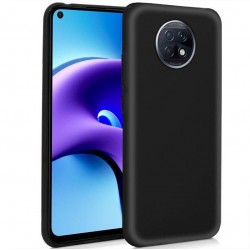 Silicone Cover Case Xiaomi Redmi Note 9t Black Matt