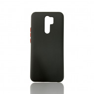 Capa De Silicone Xiaomi Redmi 9 Negro Premium Solid