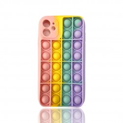 Capa De Silicone Pop It Apple Iphone 11 Colorido Design 1