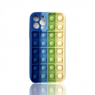 Capa De Silicone Pop It Apple Iphone 12 / 12 Pro Colorido Design 3
