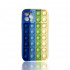 Capa De Silicone Pop It Apple Iphone 12 / 12 Pro Colorido Design 3