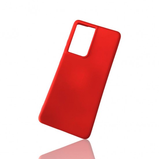 Capa Silicone Gel Samsung Galaxy S21 Ultra / S30 Ultra 6.8 Rojo Rebosta