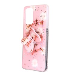 Bling Glitter Design Silicone Case Samsung Galaxy A22 5g Butterfly Pink