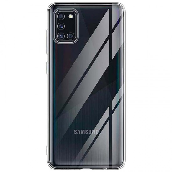 Capa Silicone Dura Samsung Galaxy A31 Transparente Premium