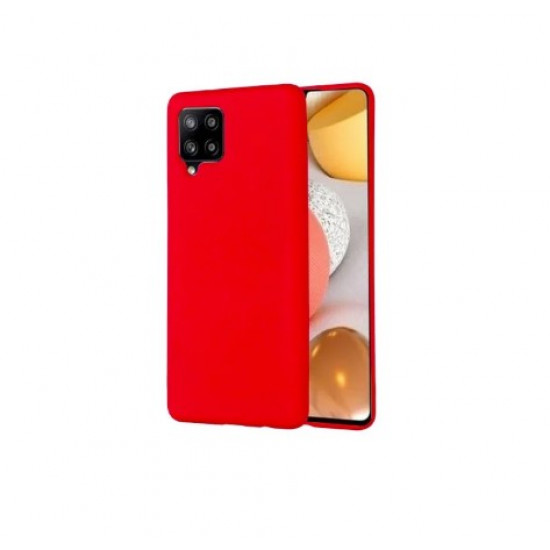 Capa De Silicone Samsung Galaxy A42 Rojo