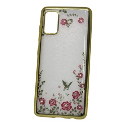 Capa With Flower Design Samsung Galaxy M31s Gold