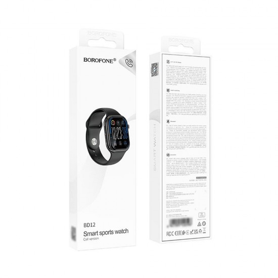 Smartwatch Borofone Bd12 Preto Smartwatch Borofone Bd12 Preto