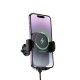 Suporte Com Carregador Borofone Bh221 Preto 15w Wireless Para Ventilação Suporte Com Carregador Borofone Bh221 Preto 15w Wireless Para Ventilação