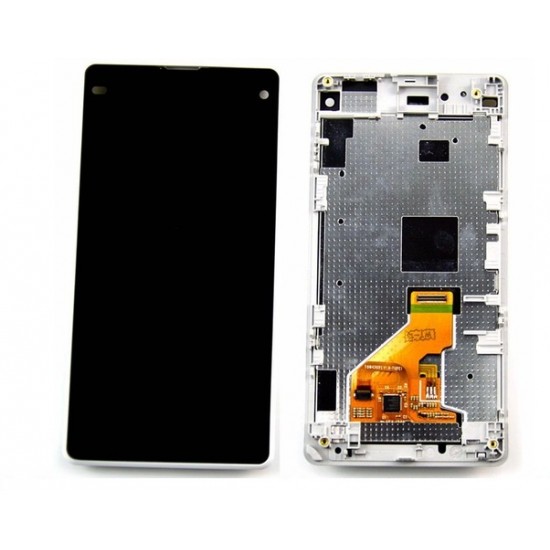 Touch+Display With Frame Sony Xperia Z1 Compact/D5503 4.3" White Touch+Display With Frame Sony Xperia Z1 Compact/D5503 4.3" White