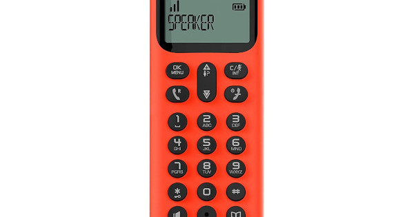 Teléfono Fijo Inalámbrico Alcatel D285 Rojo