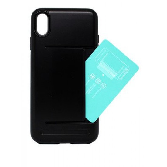 Cover Professional With Card Holder For Iphone Xs Max Preto